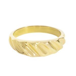 Hey Harper Marianne Ring in 14k Gold Plated Steel